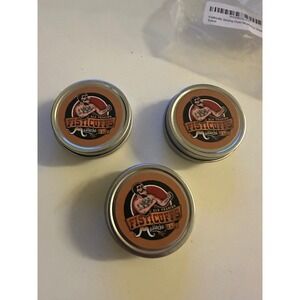 Fisticuffs Old Fashion Mustache Wax Strong Hold Tins for Men Styling 3 Tins new